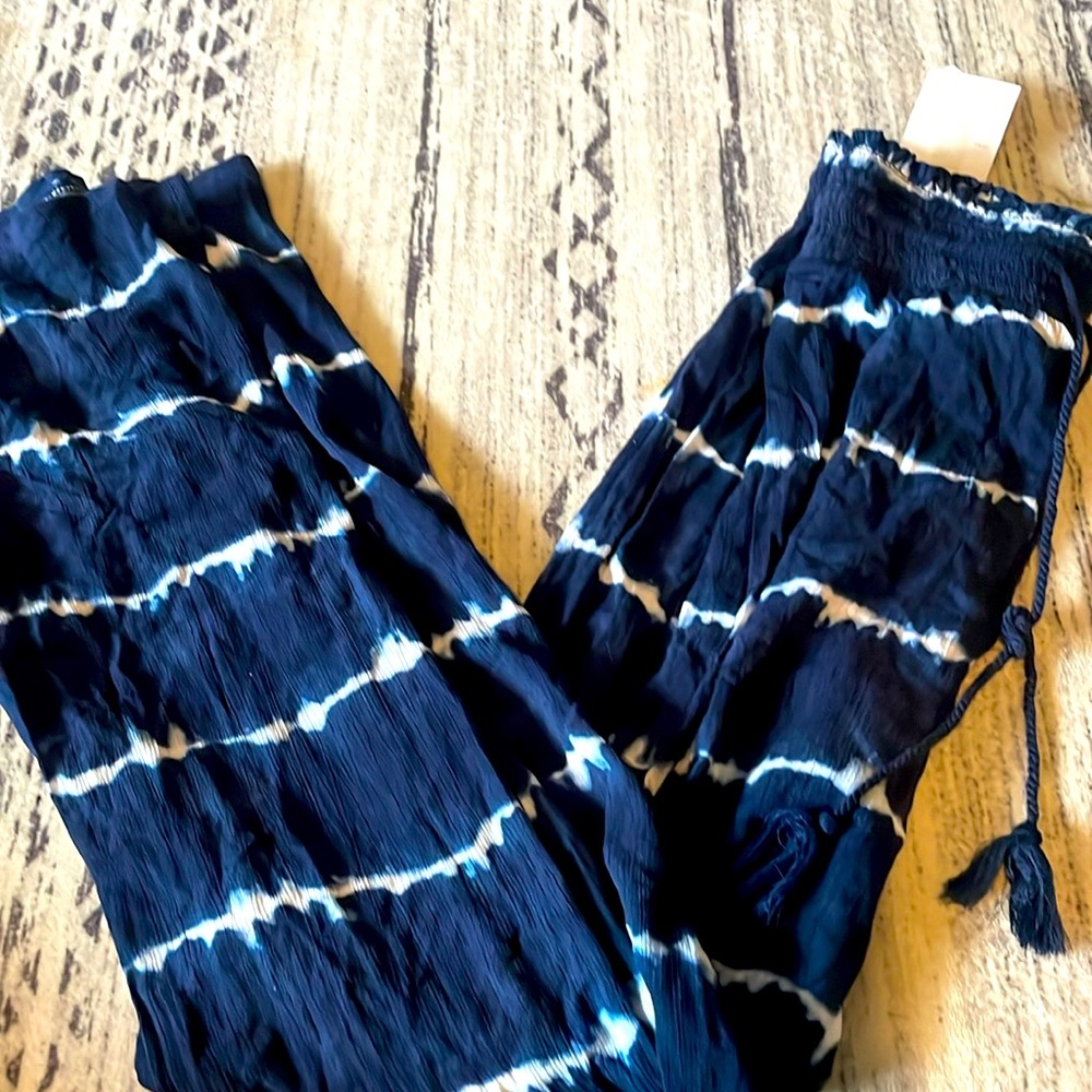 Gauze blue wide leg xs NWT